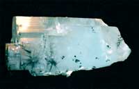 aquamarine with tourmaline